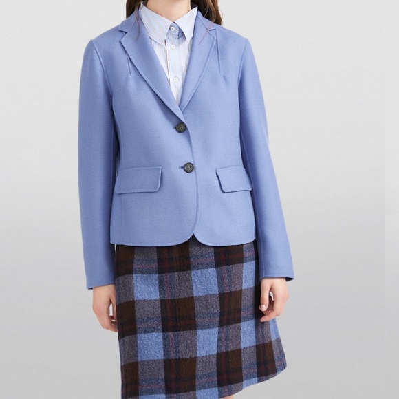 Weekend Max Mara Sante Virgin Wool Two-Button Blazer - Picture 3 of 13